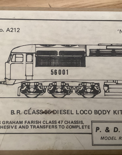 PD Marsh A212 – Class 56 Diesel Body Kit