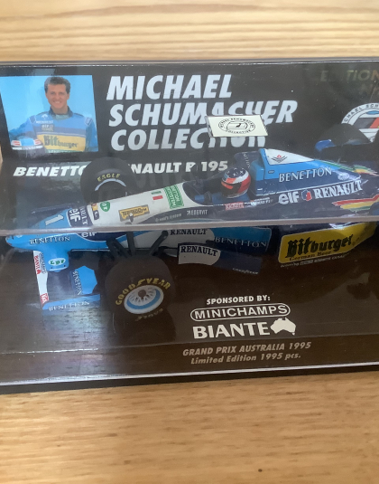 Michael Schumacher Benetton Renault B195 Australia 1995 – Paul’s Model Art Minichamps 0141152 1:43 Scale