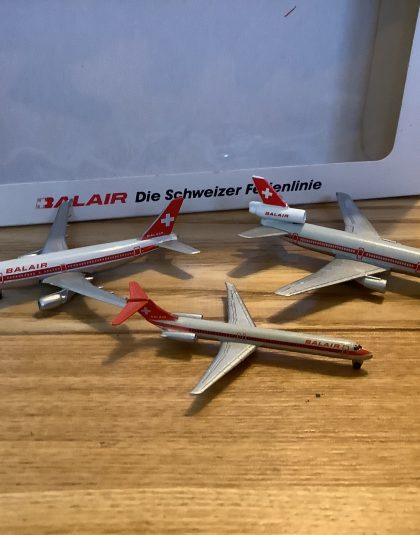 Balair Set DC10. DC9. A310 – Schabak 911/55 1:600 Scale