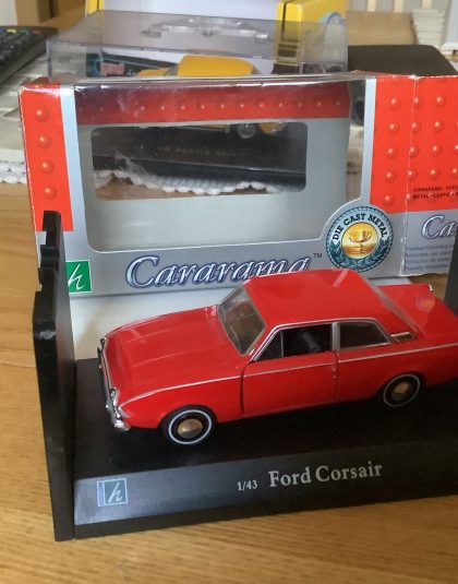 Ford Corsair Red – Cararama 1:43 scale