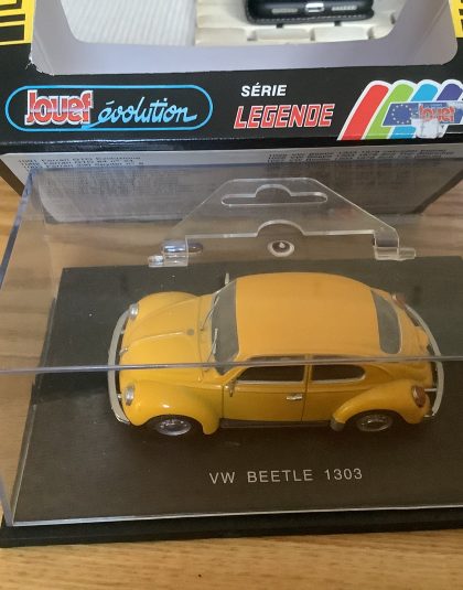 VW Beetle Yellow – Jouef Legends 1:43 scale No 1022