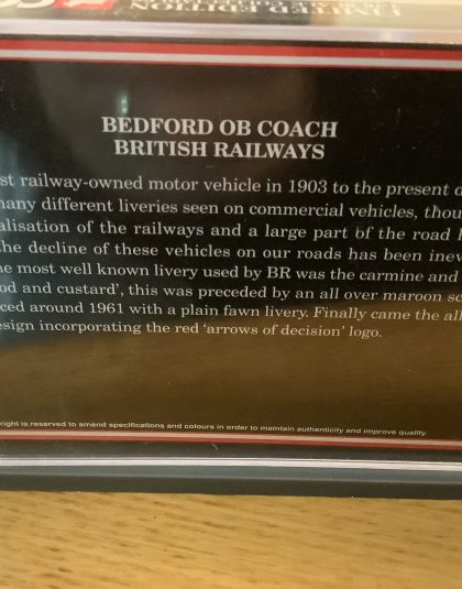British Railways Bedford OB  – OOC 42609