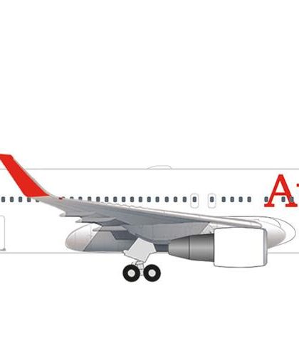 AUSTRIAN AIRLINES OE-LAY JAPAN  Boeing – Herpa 536509