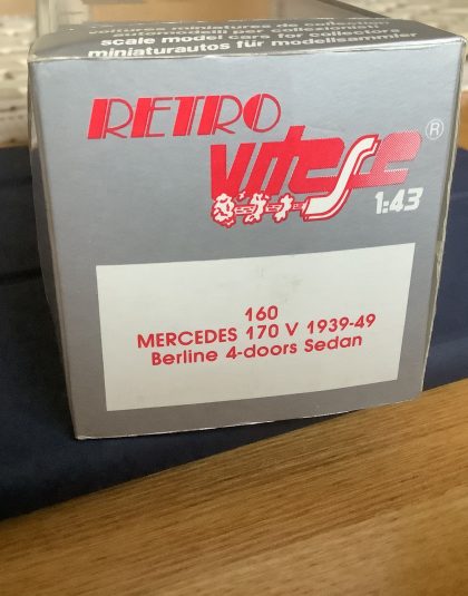 Mercedes 170V Berline  – Vitesse Retro 160  1:43 scale