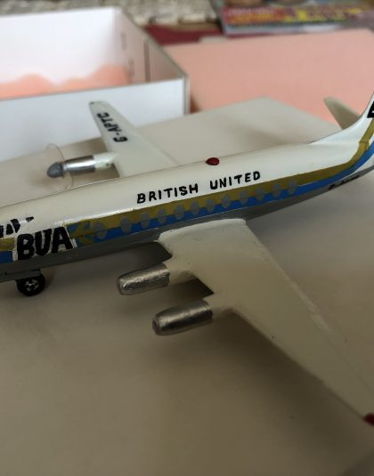 British United Airlines Vickers Viscount – Repainted Dinky Toy