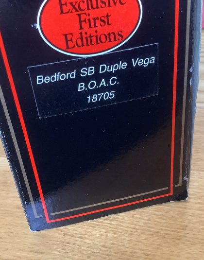 B.O.A.C. Bedford SB Duple Vega – EFE 18705