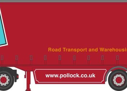 Scania S Series Curtainside POLLOCK – Oxford diecast 76SNG002