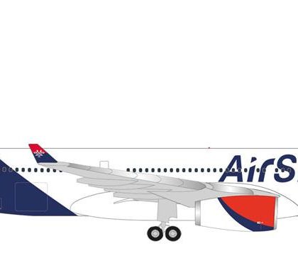 AIRBUS A330-200 AIR SERBIA NIKOLA TESLA YU-ARB – Herpa 536578
