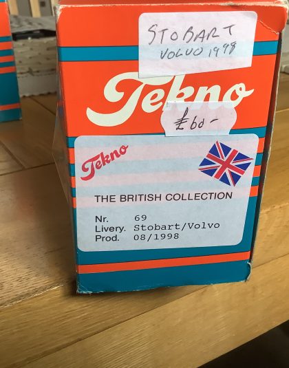 Eddie Stobart Volvo Box Trailer The British collection No 69 – Tekno 1:50 scale