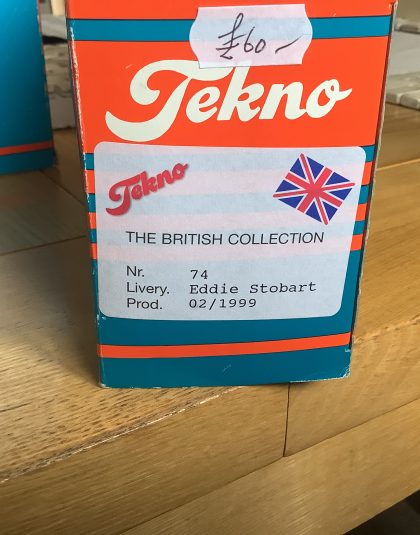Eddie Stobart Mercedes  Curtain Side  Trailer The British collection No 74 Tekno 1:50 scale