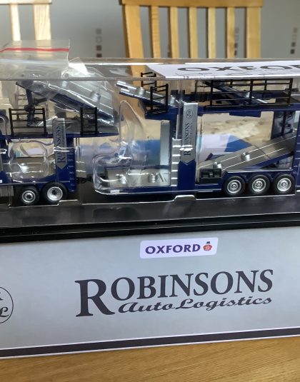 Robinsons SCANIA CAR TRANSPORTER – Oxford Diecast 76SC007