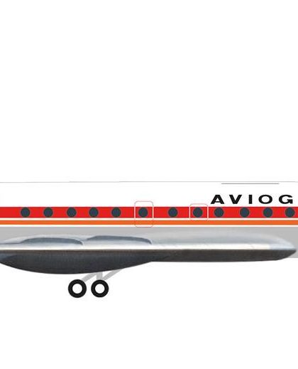 AVIOGENEX  YU-AJA TUPOLEV TU-134A YU-AJA – Herpa 537018