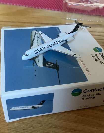 Contact Air (Star Alliance)  Fokker 100 – Herpa 518376