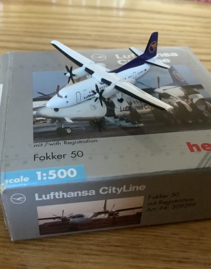 Lufthansa Cityline Fokker 50 – Herpa 509299