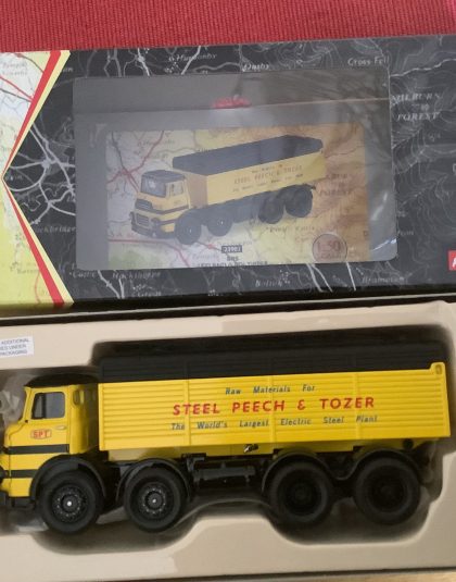 BRS Steel Peech & Tozer Leyland 8 Wheeler   –   Corgi 29101. 1:50 scale