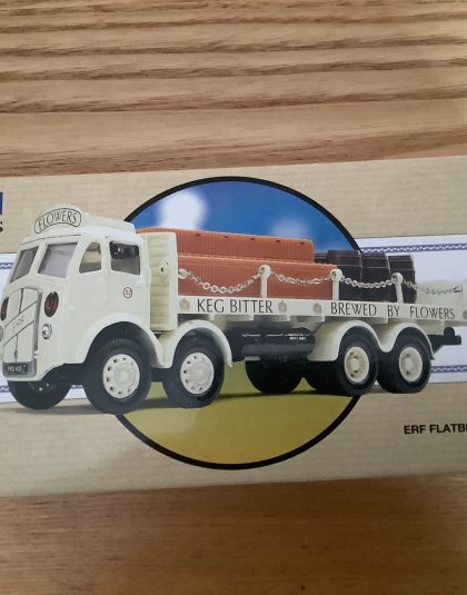 Flowers Brewers ERF 8 Wheeler   –   Corgi 97942  . 1:50 scale