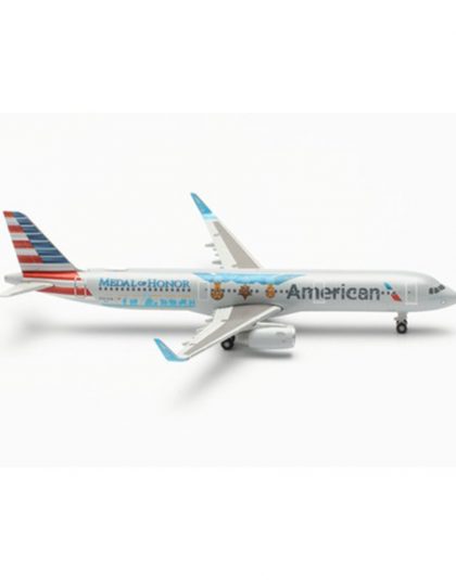 AMERICAN AIRLINES  Airbus A321 N167AN FLAGSHIP VALOR – Herpa 536868