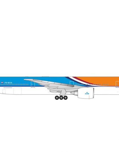 BOEING 777-300ER KLM ORANGE PRIDE PH- BVA – Herpa 537773