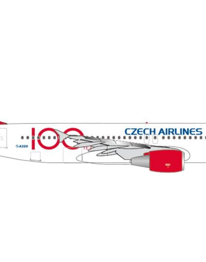 Czech Airbus A220 OK-100 – Herpa 537667