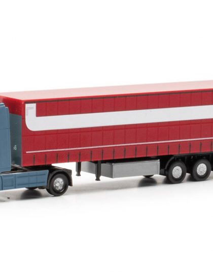 SCANIA R TL CURTAIN CANVAS SEMITRAILER PLANZER –  Herpa 06860