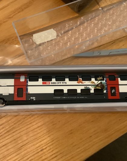 SBB IC2000 Driving Trailer  Double Deck coach– Hobbytrain H25117