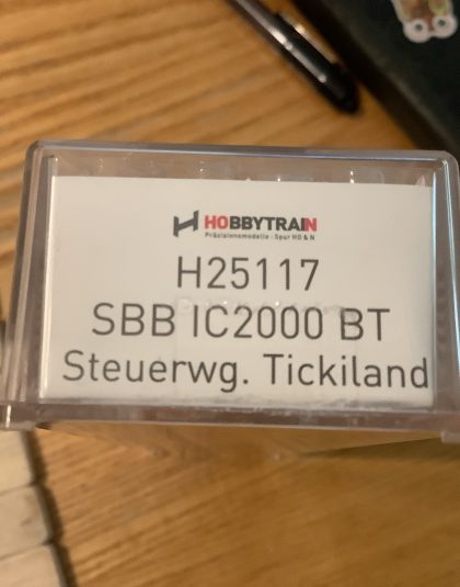 SBB IC2000 Driving Trailer  Double Deck coach– Hobbytrain H25117