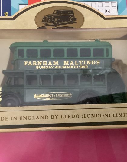 Aldershot & District Farnham Maltings 1990 Double Deck Bus  – Lledo Days Gone