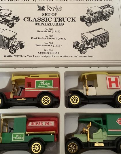 4 Van Set – Readers Digest classic minatures