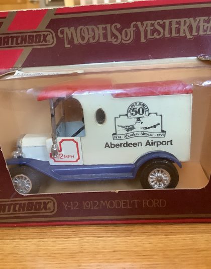 Aberdeen Airport 50th Aniversary – Models of yesteryear Y12S