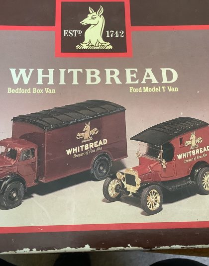 WHITBREAD Set  Model T Van plus Bedford OB Lorry  – Corgi  D94/1