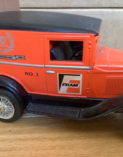 FRAM 40th Ford Model A Van MONEY BOX – Liberty Classics 1:25 scale