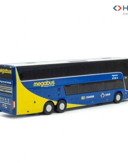 Megabus FULL Livery (McLean’s of Airdrie)  Van Hool Astromega TX  1/87 scale model – Holland Oto/Buckie Model Centre