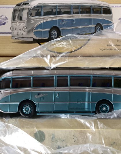 Northern Roadways (Glasgow) Burlingham Seagull Coach   – Corgi 1.50th Scale  97177  Pre-owned – Like new