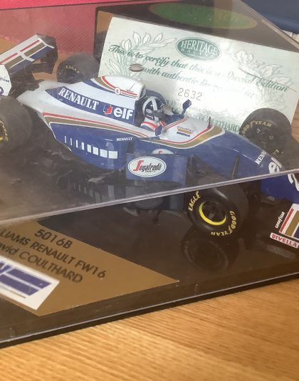 Williams Renault David Coulthard FW16 – Heritage Classic 1:24 Scale