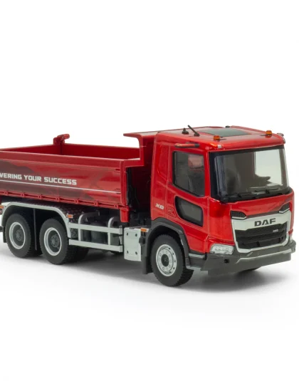 DAF XD Tipper –  Flame Red  – Holland Oto 1:50 scale