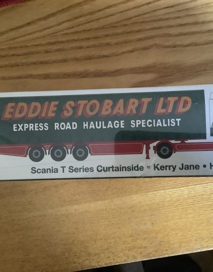 Stobart Scania T Series Curtainside • Kerry Jane • H777 – Atlas Editions