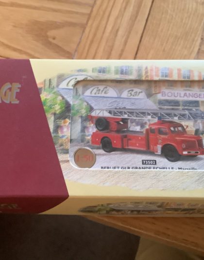 Berliet Magnus Fire Ladder Marsellie   – Corgi 73502