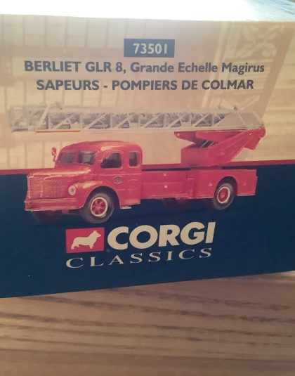 Berliet Magnus Fire Ladder Colmar   – Corgi 73501