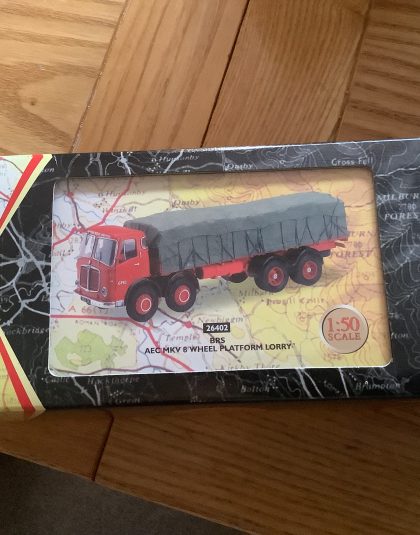 British Road Services AEC MK. 8 wheel platform lorry  – Corg  26402