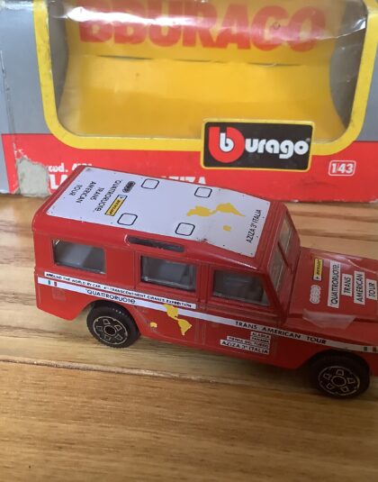 Land Rover AZIZA Trans America Tour – Burago 1:43 scale