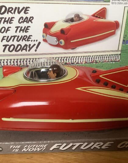 Car of the Future Red – Schyling tin plate