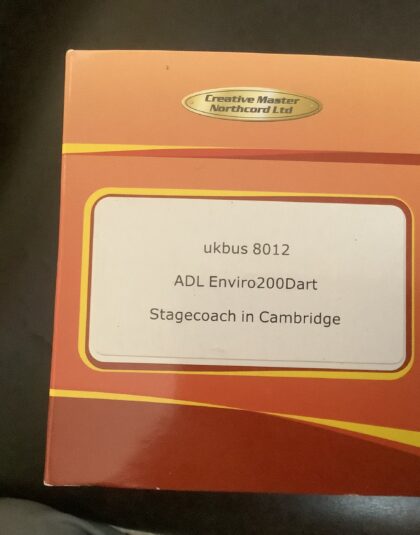 Stagecoach in Cambridge City Enviro 200 Dart – Creative Master ukbus 8012