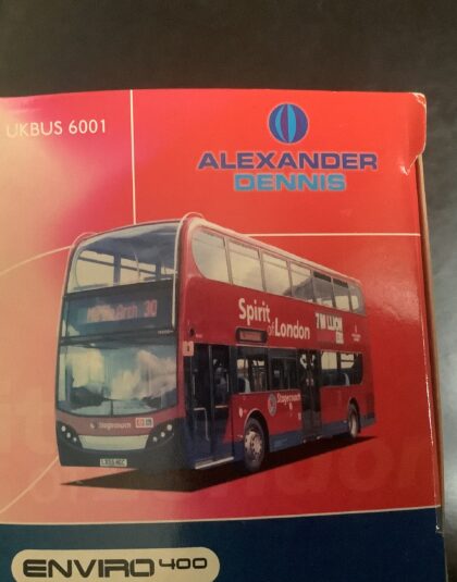 Stagecoach Spirit of London Enviro 400 – Creative Master ukbus 6001