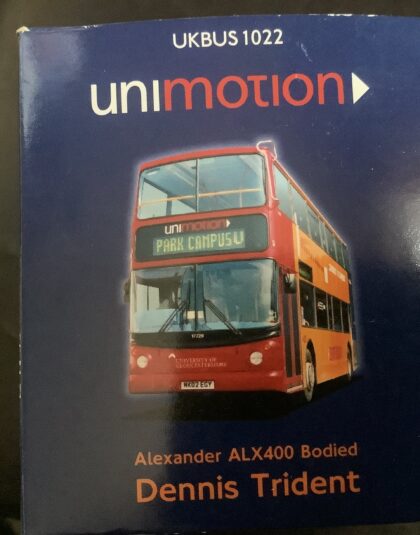 Uni Link UKBUS 1022 Alexander ALX400 bodied Dennis Trident