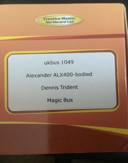 Magicbus  ALX 400 Dennis Trident – Creative Master Northcordukbus 1019