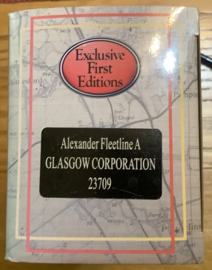 Glasgow Corporation Alexander Fleetline A – EFE 23709  pre owned