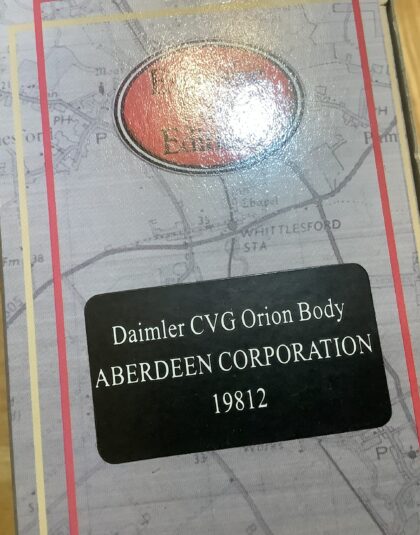 Aberdeen Corporation Daimler CVG Orion body  – EFE 19812  pre owned