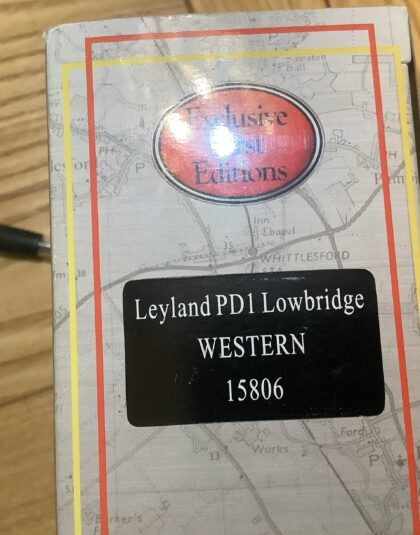Western PD1 Lowbridge  – EFE 15806  pre owned
