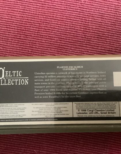 Ulsterbus Plaxton Excalibur – Original Omnibus 43802 pre owned