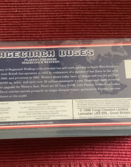 Stagecoach Western Plaxton Premier – Original Omnibus 43305 pre owned